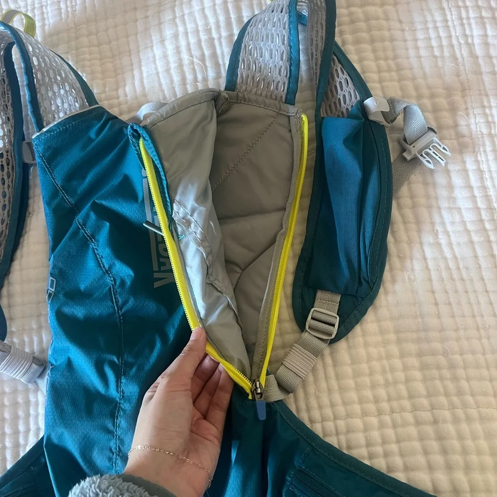 CamelBak Teal Hydration Backpack with Lime Accent